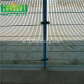 Galvanized Green 3 Twist Metal Fence